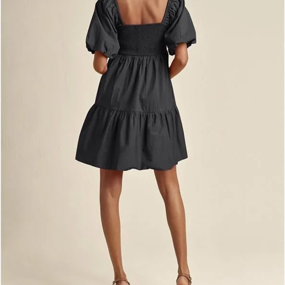 Mini black dress